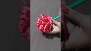 Paper flower making. paper craft. Nivedya.R