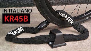 KRASER KR45B Ancoraggio Antifurto Moto e Bici, Base Anti-Leva, Compatto e Resistente