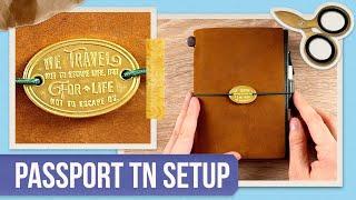 Adding Charms to A Traveler's Notebook (Galen Leather Wallet Setup)