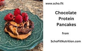 Chocolate Protein Pancake Recipe - Scho Fit Nutrition - Diabetic Friendly