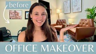 Thrifted OFFICE MAKEOVER // budget friendly ideas + final reveal