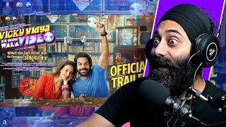 VICKY VIDYA KA WOH WALA VIDEO - TRAILER | RAJKUMMAR RAO, TRIPTII DIMRI | REACTION