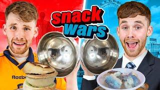 Stephen Tries NORTH vs SOUTH Food | Snack Wars