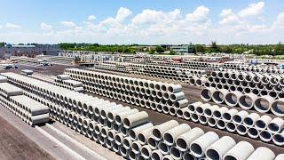 Precast Concrete Pipe Stock and Yard