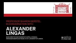 Professor Sharon Gerstel in conversation with Alexander Lingas