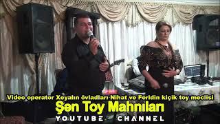 popuri toy mahnilari oxuyur Ulduz xanim ve Vüsal bey / gitara Reşad / sintez Rövşen / yeni nefes