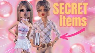 *SECRET ITEMS* in Dress To Impress + VOICE REVEAL