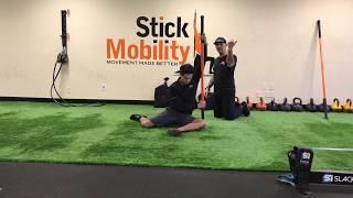 Shin Box 90/90 Hip Mobility Stretch - Stick Mobility Exercises