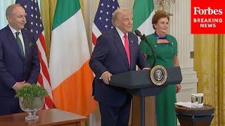 President Trump Hosts Irish Taoiseach Micheál Martin At St. Patrick’s Day Reception