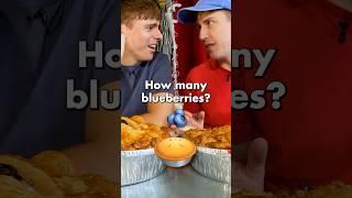 Two Brits try Blueberry Pie!