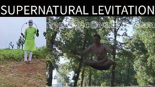 Levitation of objects with the power of omnipresent divine/Akashic consciousness