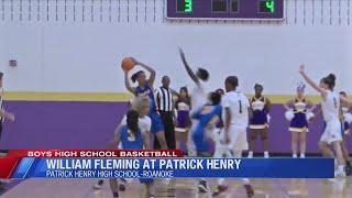 Boys High School Basketball : William Fleming at Patrick Henry