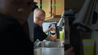 Making a smoothie