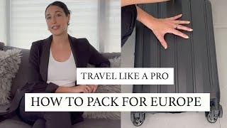 HOW TO PACK FOR EUROPE LIKE A PRO | TIPS FROM JULIANNA TRURE