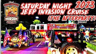 2023 JEEP INVASION SATURDAY NIGHT Cruising Pigeon Forge Parkway JEEPS BY THE THOUSANDS!