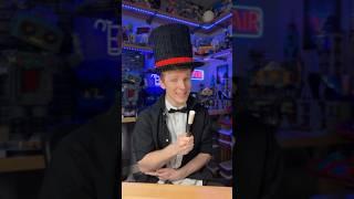 I built a WEARABLE LEGO Top Hat and MAGIC wand… #shorts