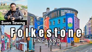 Folkestone - a port town in England