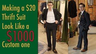 Tailor Makes $20 Suit Look Like $1,000,000 Bucks!