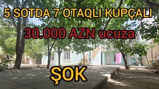 HAVAYI EVTORPAQ QİYMƏTİNƏ5-SOTDA KUPÇALI ŞƏXSİ MÜLK                       #xirdalandasatilanevler