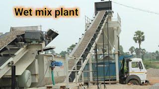 wet mix macadam plant || wet mix plant || construction engineering