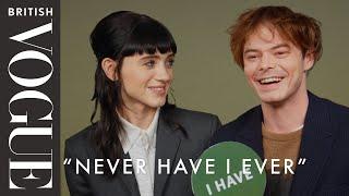 Stranger Things Stars Natalia Dyer & Charlie Heaton Play “Never Have I Ever” | British Vogue