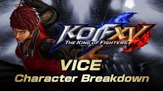 【ENG】KOF XV DLC｜VICE｜Character Breakdown