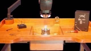 Join Tira Mitchell and Joel McFadden  as they set up Engraver.com's New Work Bench for Microscopes