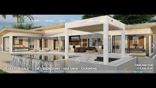 VM220 - Off plan sea view villa 2 or 3 Bedrooms - Chaweng - Koh Samui