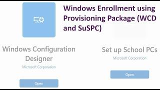 #IntuneNugget 35- Windows Enrollment to Intune using Provisioning Package