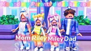 ME And My PARENTS Did This Trend ~ *PART 6* || Miley and Riley