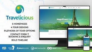 Travelicious - Tour Operator Theme Free Download