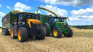 GPS Ernte - 2x John Deere 9900i / Let's Drive JCB Fastrac 8330+ Krone Tx 560/ Besuch von JP Agrar !