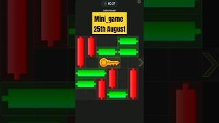 25 august mini game | hamster kombat daily mini game | today mini game key #shorts