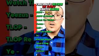 Fantano’s Review of Every Kanye Album #rap #hiphop #theneedledrop #fantano #kanye #kanyewest #yeezus