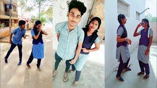 School girl and boys tik tok tamil 