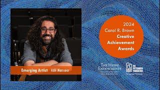 Adil Mansoor: Carol R. Brown Creative Achievement Award Emerging Artist