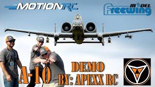 A-10 Thunderbolt Demo By  @Apexx_RC At Florida E-Jet Fest with the Freewing 80mm EDF Jet | Motion RC