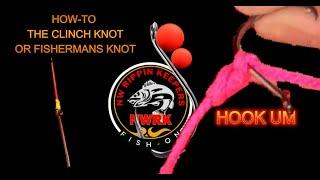 Clinch Knot, HOW-TO TIE, EP1, Fishing Knots. #fishing #fishingtechniques #knots #catchingfish #fish