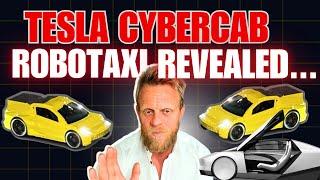 Tesla Cybercab Robotaxi revealed driving in California