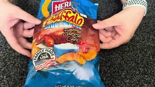 Nostalgamer 4K Unboxing Herr’s Buffalo Blue Cheese Flavoured Cheese Curls 170g Pack