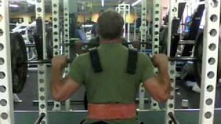 Front Squats, 225 for 10 sets of 5