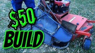 DIY Accelerator style bag / Chute blocker for lawn mower