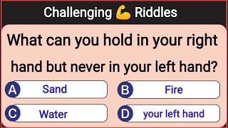 Can You Answer These Very Challenging Riddles and Puzzles #puzzle #tiktok #video #riddles #challenge