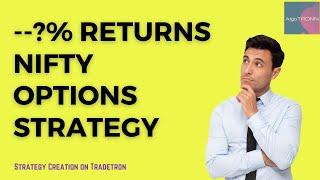 Nifty Short Strangle Options Strategy | Invest Aaj for Kal #anantladha #tradetron