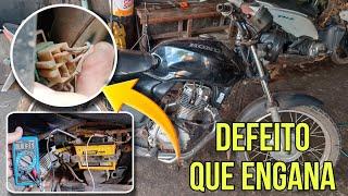 MOTO FALHANDO E ENGASGANDO RUIM PRA PEGAR as vezes o defeito engana