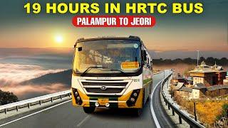 PALAMPUR TO JEORI by HRTC bus | Via Kangra-Chandigarh-Shimla | पालमपुर से ज्यूरी | Himbus