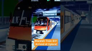 Waratah Train B31 Arrived at Upland