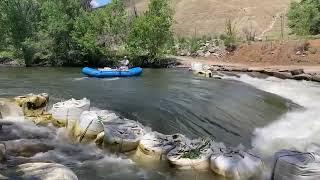 Running Scout Wave in a raft, Salida CO