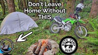 9 Motorcycle Camping Gear Essentials YOU Need to Stop Forgetting