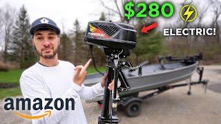 I BOUGHT A $280 ELECTRIC BOAT MOTOR ON AMAZON!